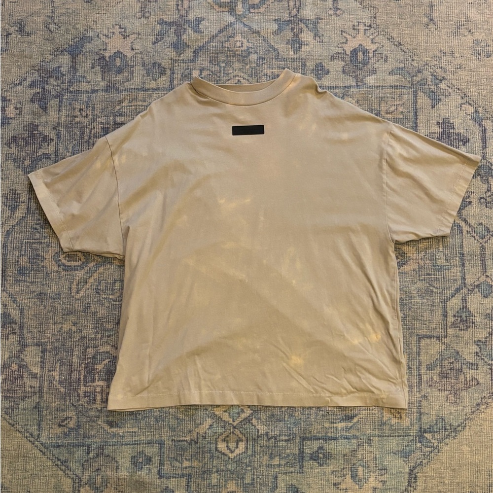Fear of God Light Tan Short Sleeve Tee